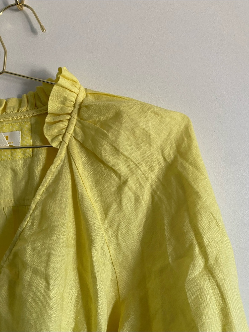 Maeve Linen The Audie Puff Blouse - Picture 8 of 9